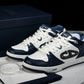 D1or B57 Mid-Top "Navy Blue White'