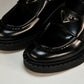 Prada Chocolate Patent Loafers 'Black'