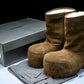 Вalenciaga Alaska Fur Boot 'Brown'