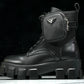Prada Monolith Boots with Pouch 'Black'