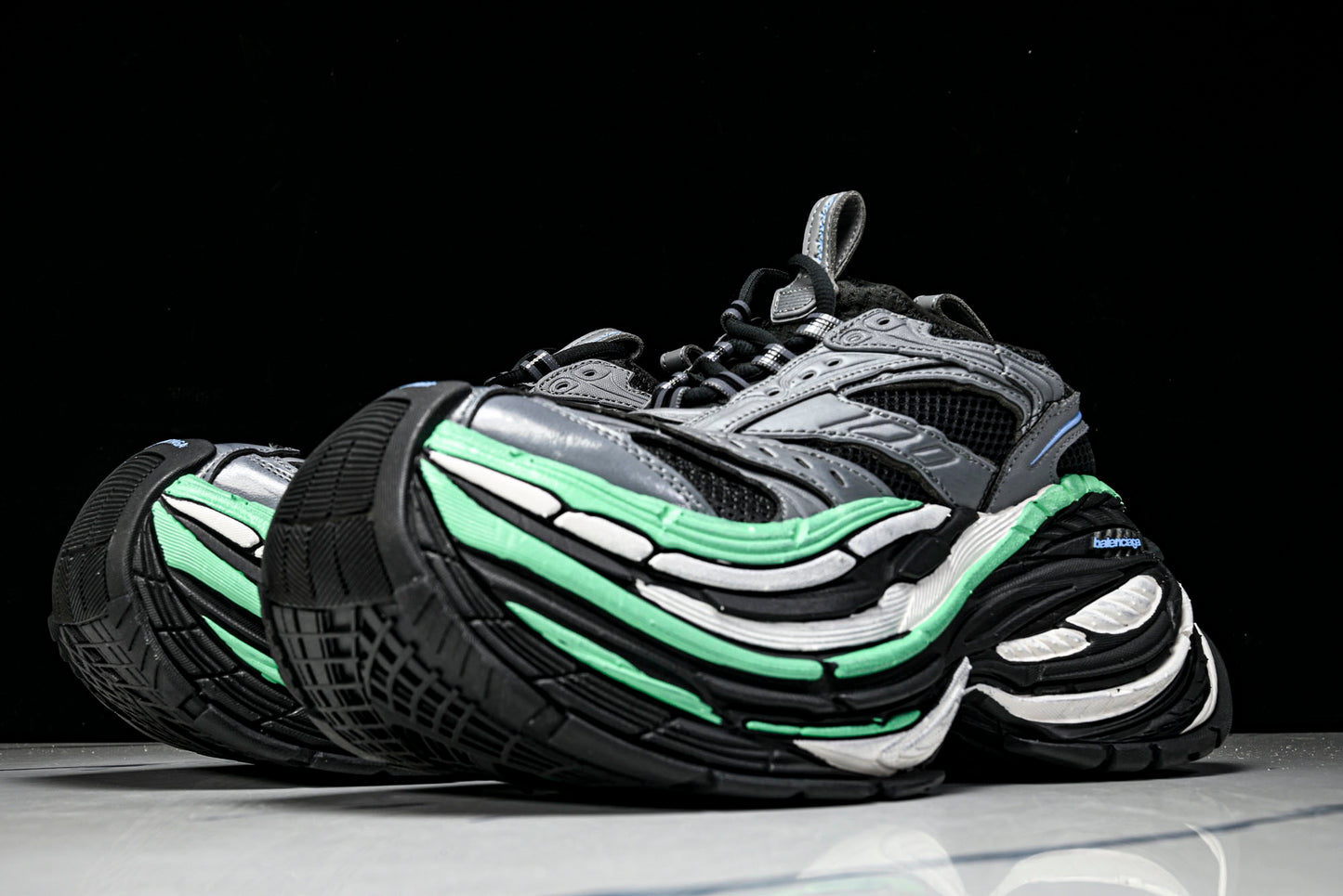 Вalenciaga Platform Sneaker 'Black Green Grey'