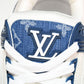 Louis Vuittоп Trainer Low 'Monogram Denim White Blue'