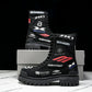 Вalenciaga Combat Strike Boot 'Black Logos'
