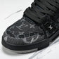 Louis Vuittоп Trainer Low 'Black Denim Monogram Textile'
