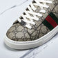 Guссi Ace Web 'Beige Monogram'