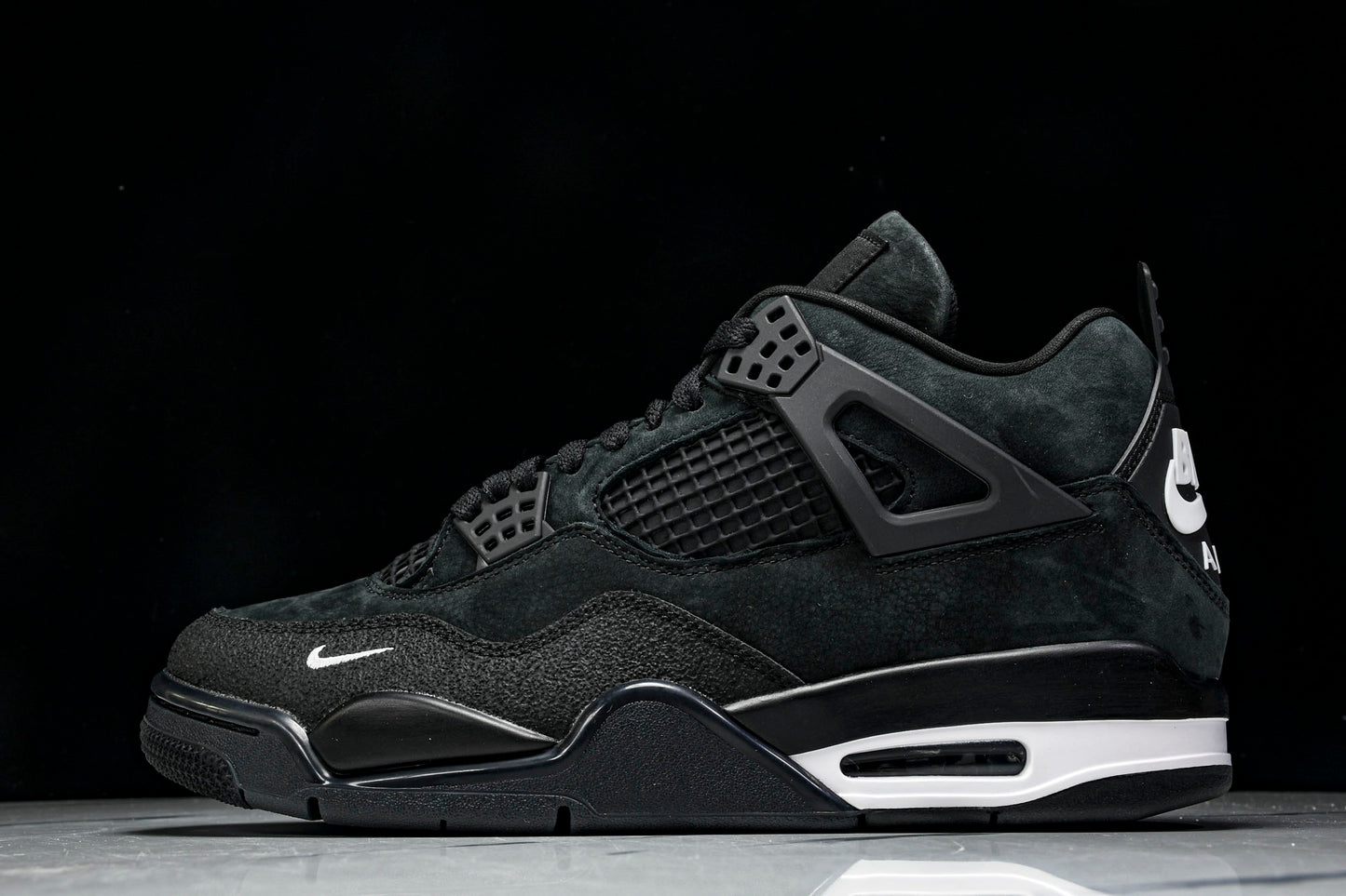 Nigel Sylvester x AJ4 Retro OG Brick by Brick 'Black' (Unreleased)