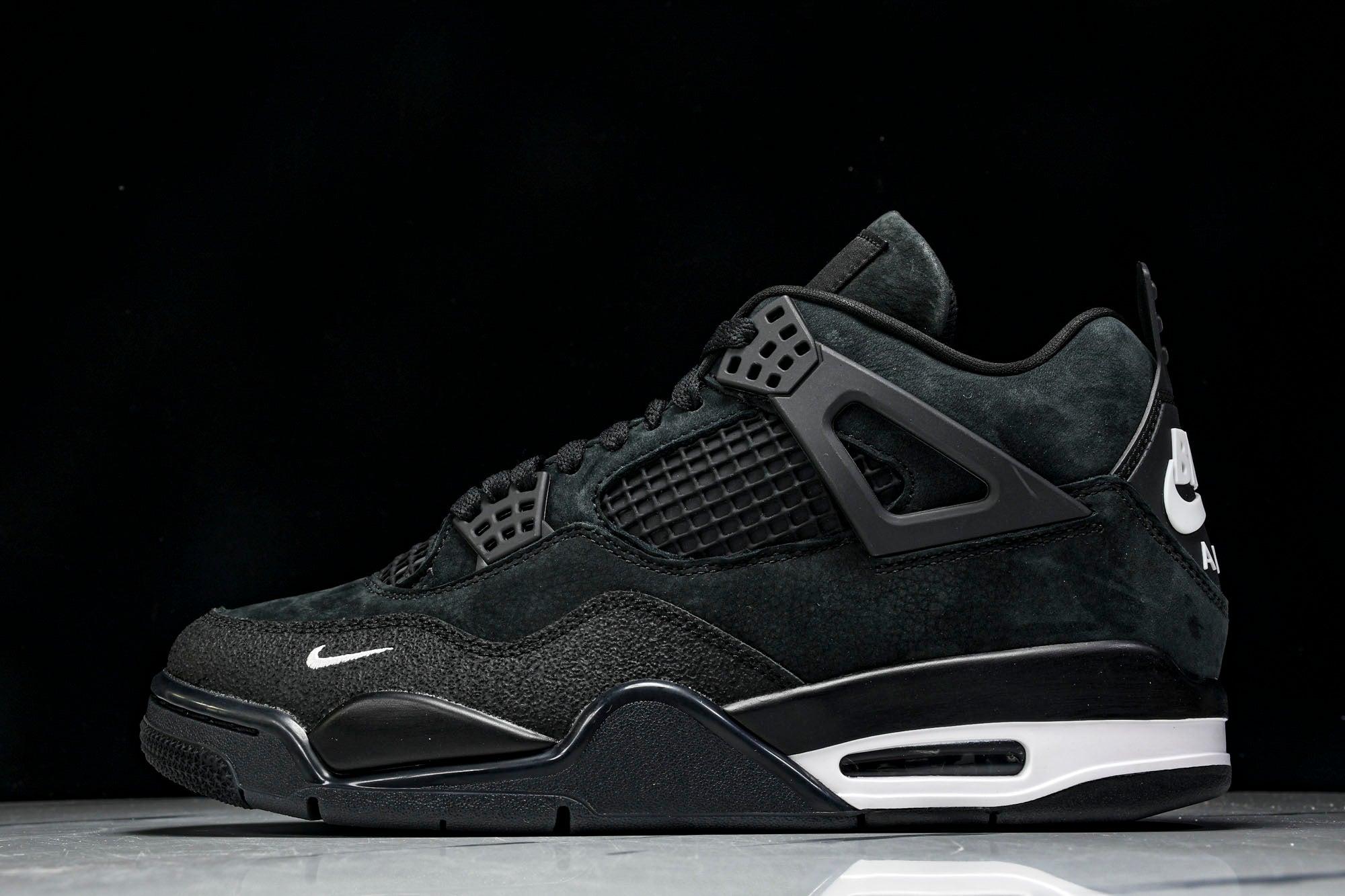 Nigel Sylvester x AJ4 Retro OG Brick by Brick 'Black' (Unreleased)