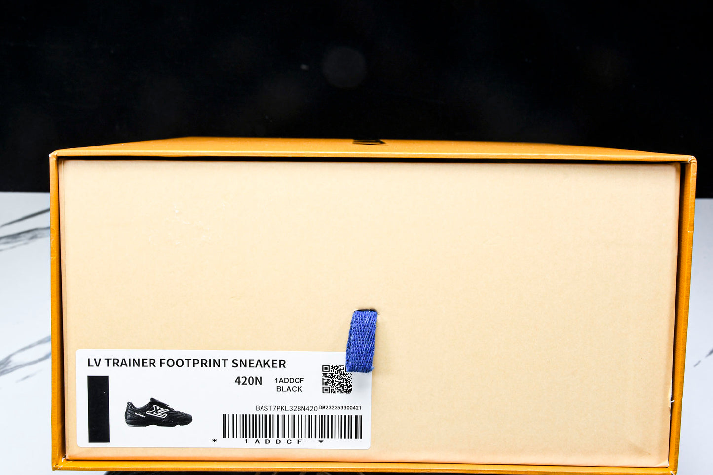 Louis Vuittоп Footprint Football Sneaker 'Black'