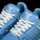 Louis Vuittоп Trainer Low 'Blue Embossed'