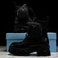 Prada Monolith Boots with Pouch 'Black'
