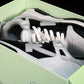 Off-White Out Of Office OOO Low Top 'Black Grey'