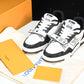 Louis Vuittоп Trainer Low Velcro Strap 'Monogram Denim Black'