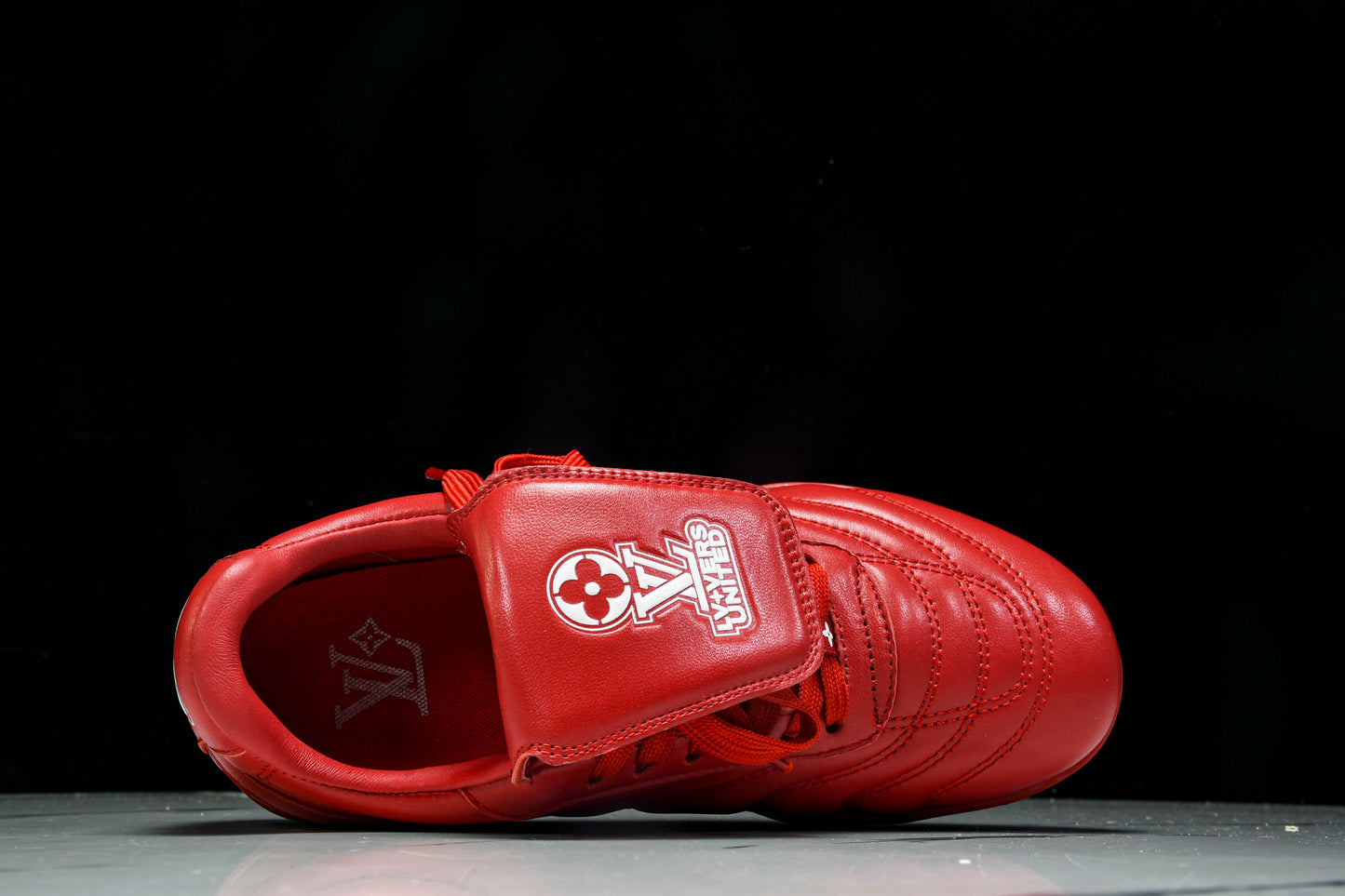 Louis Vuittоп Footprint Football Sneaker 'Red'