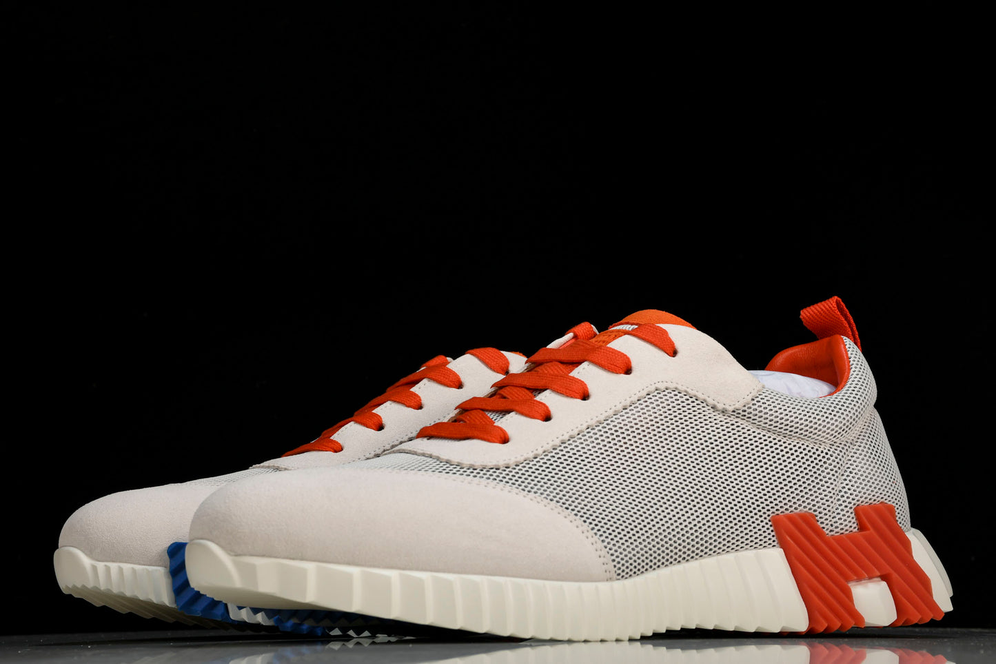 Нermès Bouncing Sneaker 'Blanc Orange Bleu'