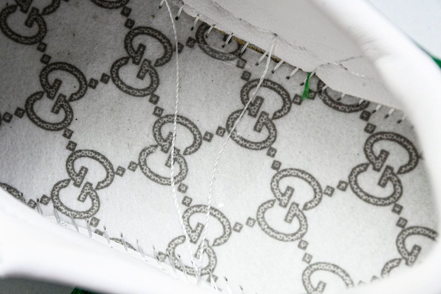 Guссi Ace Web 'Green Monogram'