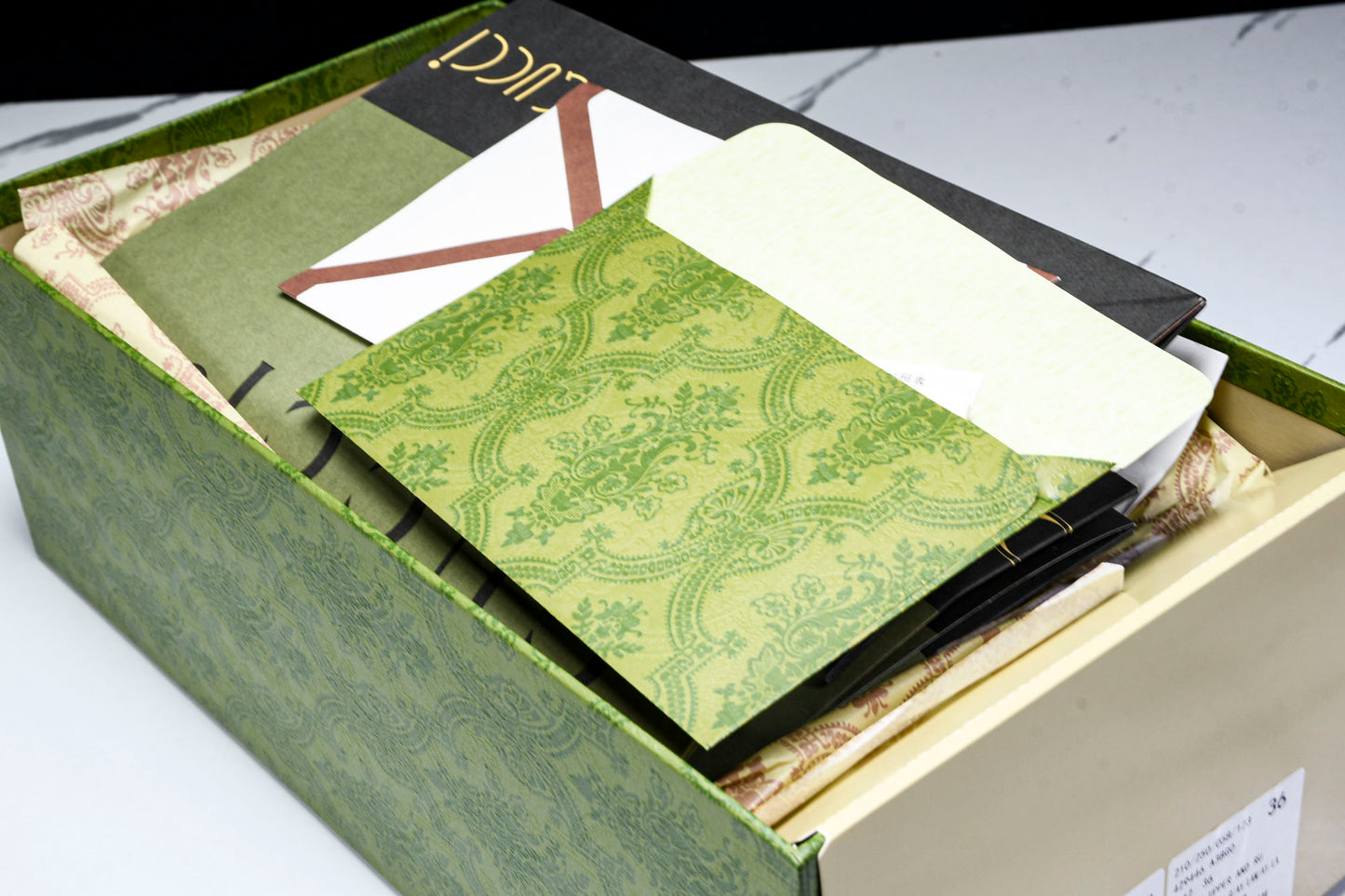 Guссi Ace Web 'Green Monogram'