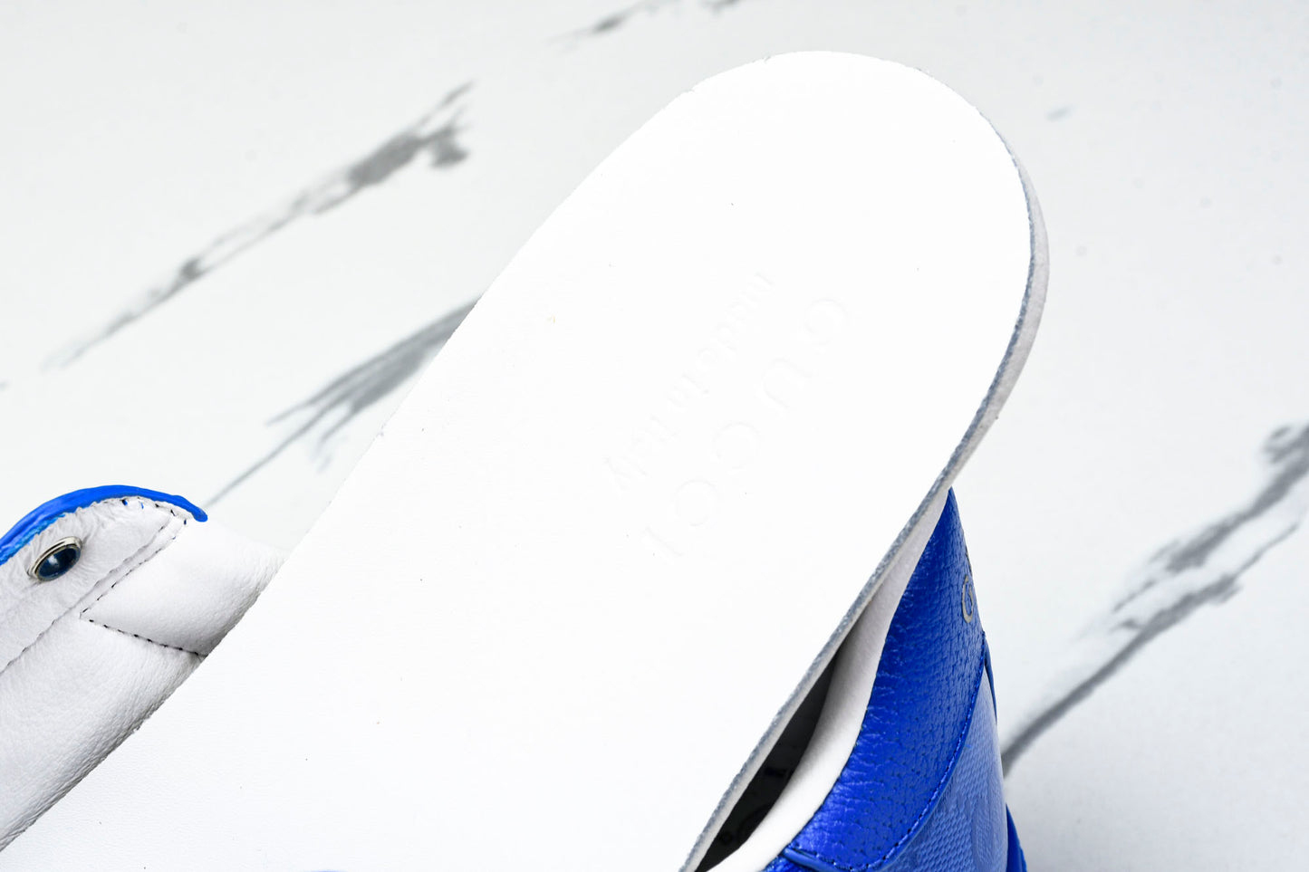 Guссi Ace Web 'Blue Monogram'