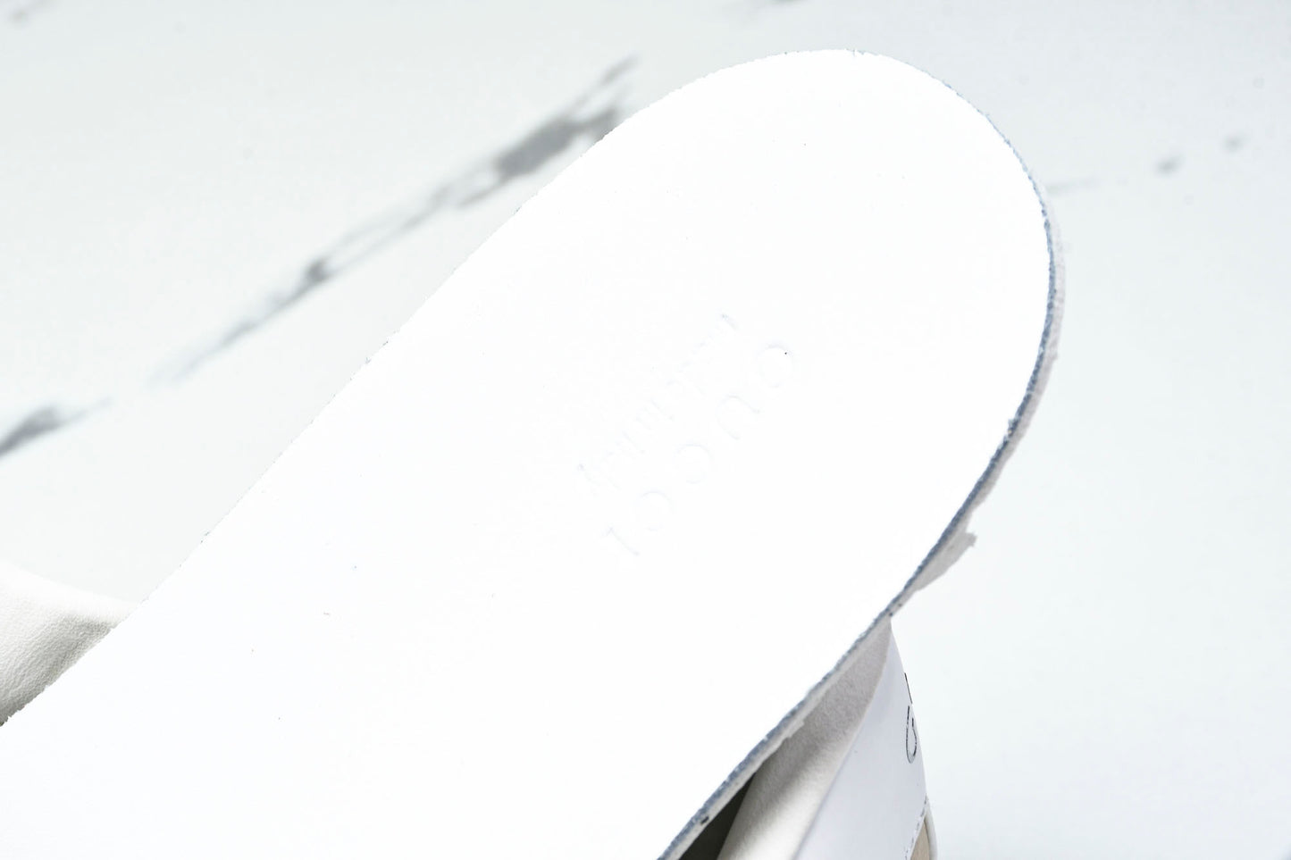 Guссi Ace Web 'Embossed Beige Monogram'