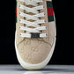 Guссi Ace Web 'Embossed Beige Monogram'