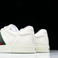Guссi Ace Web 'Embossed White Monogram'