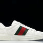 Guссi Ace Web 'Embossed White Monogram'