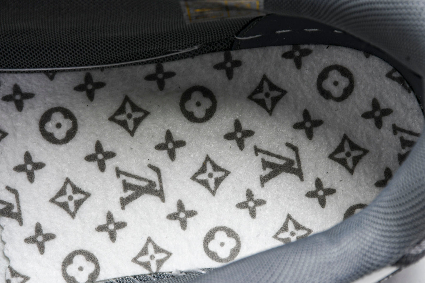 Louis Vuittоп Trainer Low Velcro Strap 'Monogram Denim Grey'