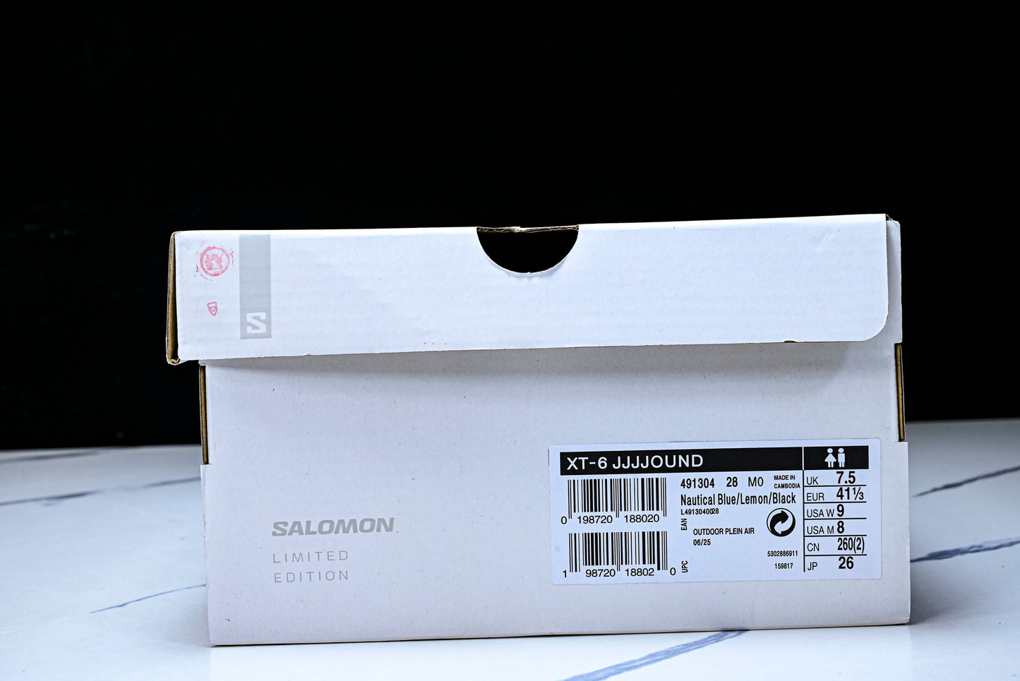 Salomon x JJJJound XT-6 'Nautical Blue Lemon'
