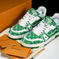 Louis Vuittоп Trainer Low 'Green Monogram Textile'