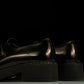 Prada Chocolate Patent Loafers 'Black'
