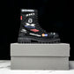 Вalenciaga Combat Strike Boot 'Black Logos'