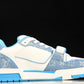 Louis Vuittоп Trainer Low Velcro Strap 'Monogram Denim Blue'