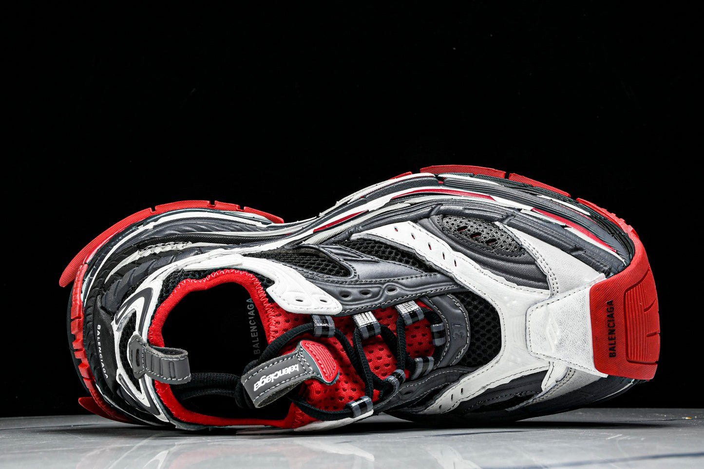 Вalenciaga Platform Sneaker 'Black Grey Red'