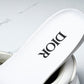 D1or B33 Gravity Leather 'Oblique Triple White'