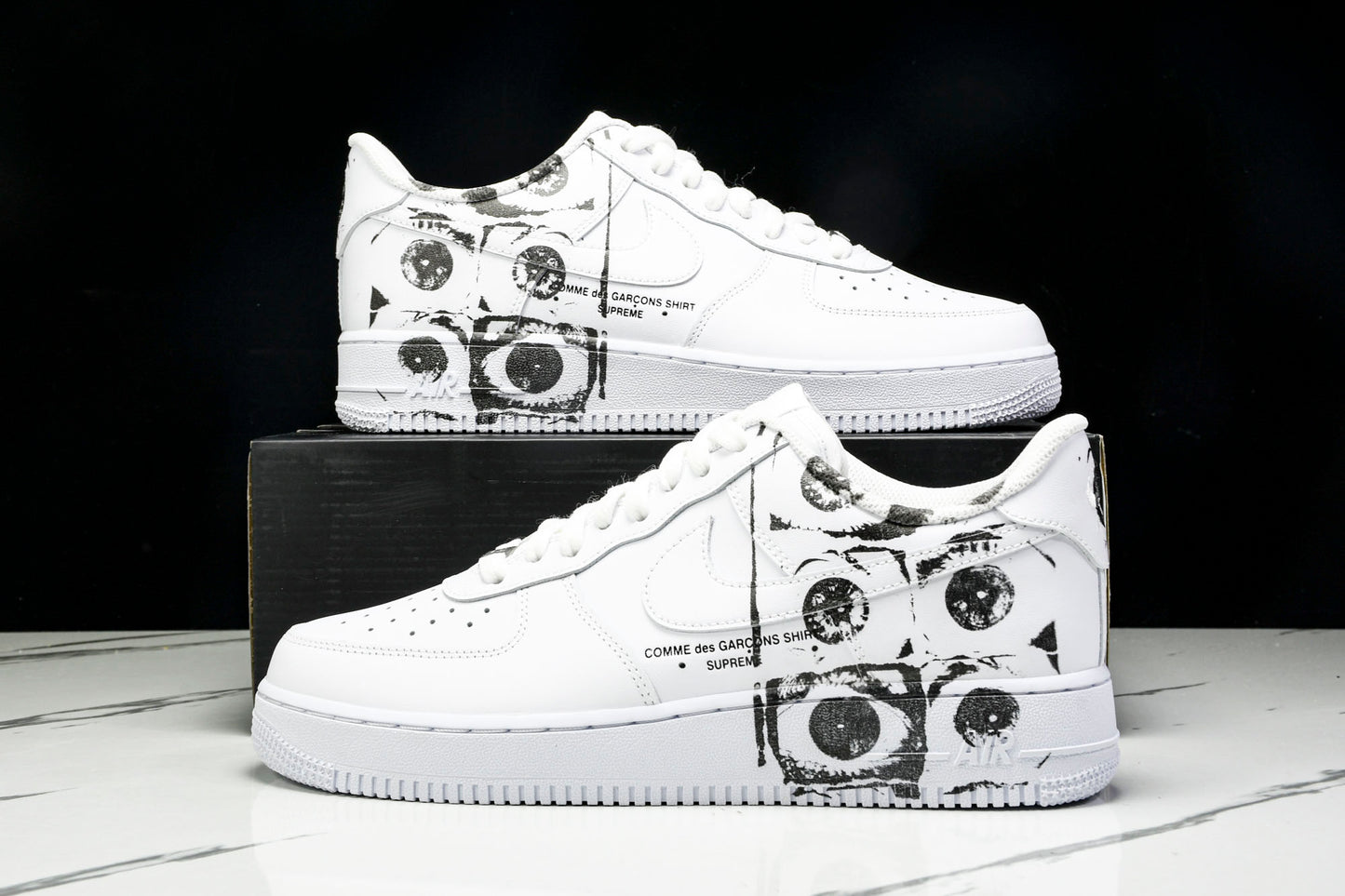 AF1 x Comme des Garcons SHIRT x Supreme 'Eyes'