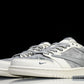 Travis Scott AJ1 Low x Stussy 'Grey White Red' (Custom)