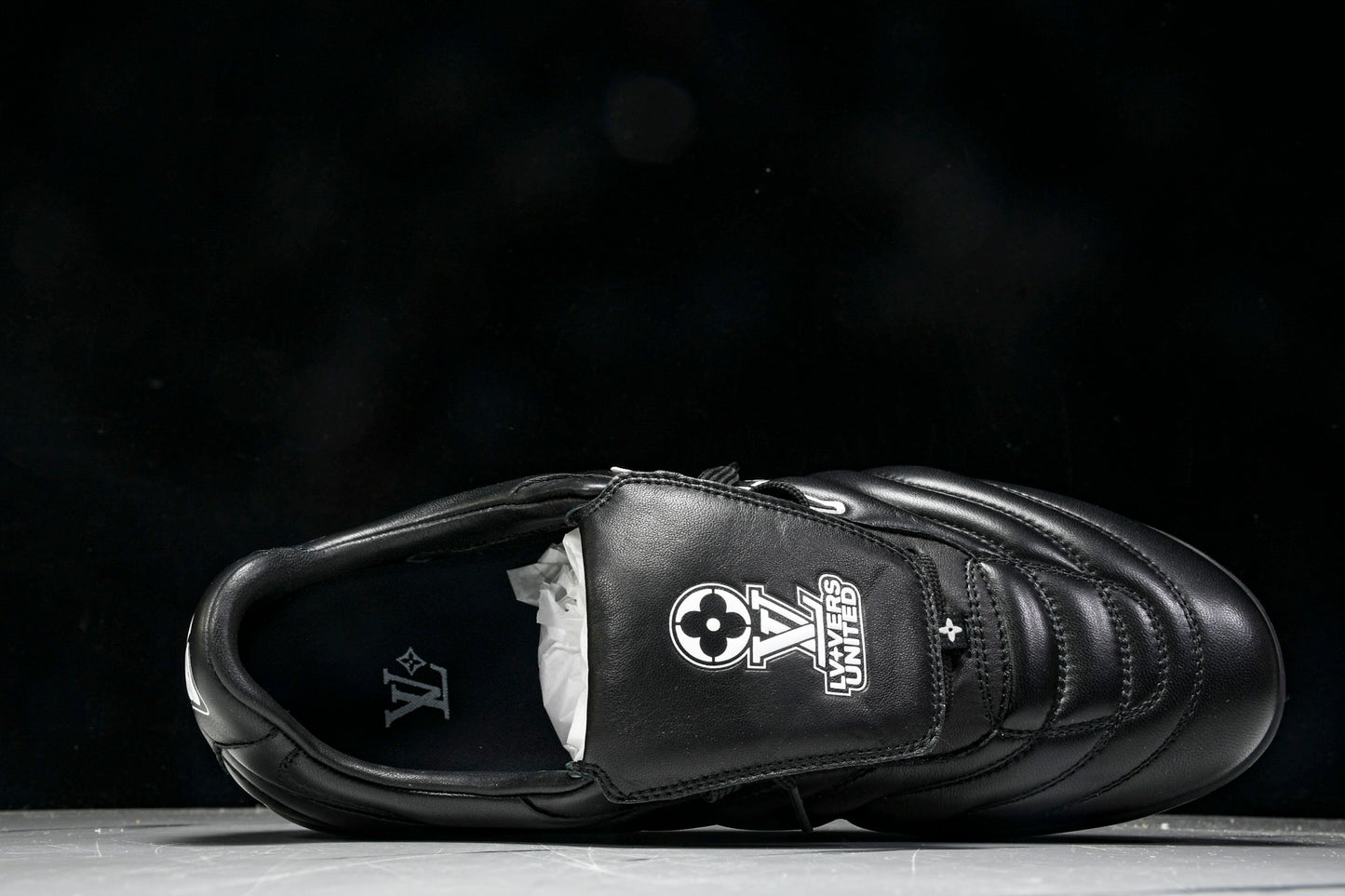 Louis Vuittоп Footprint Football Sneaker 'Black'