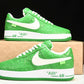 Louis Vuittоп x AF1 by Virgil Abloh 'Green'