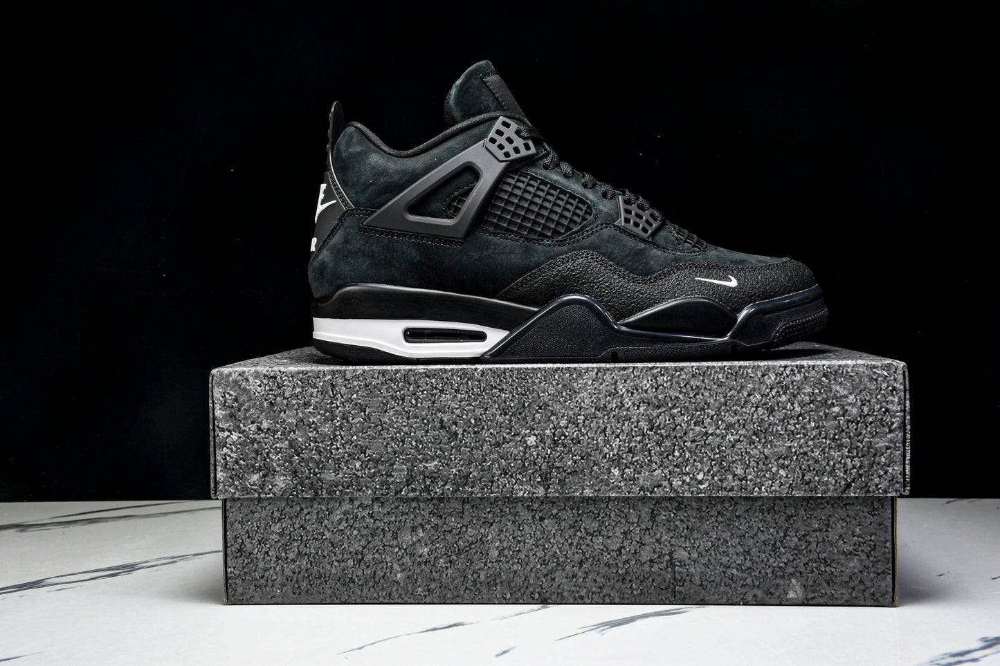 Nigel Sylvester x AJ4 Retro OG Brick by Brick 'Black' (Unreleased)