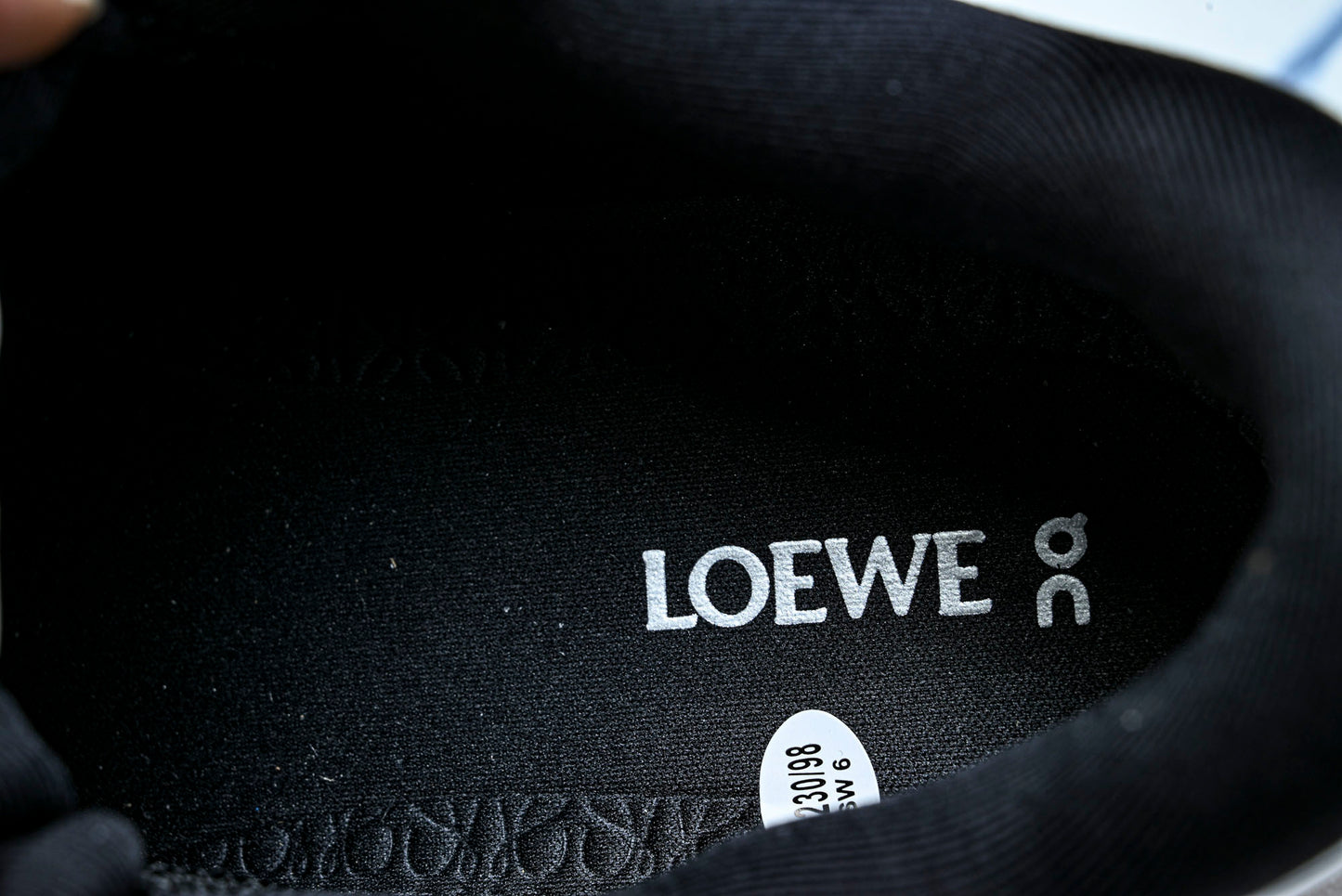LOEWE × ON Cloudsolo 'White Black'
