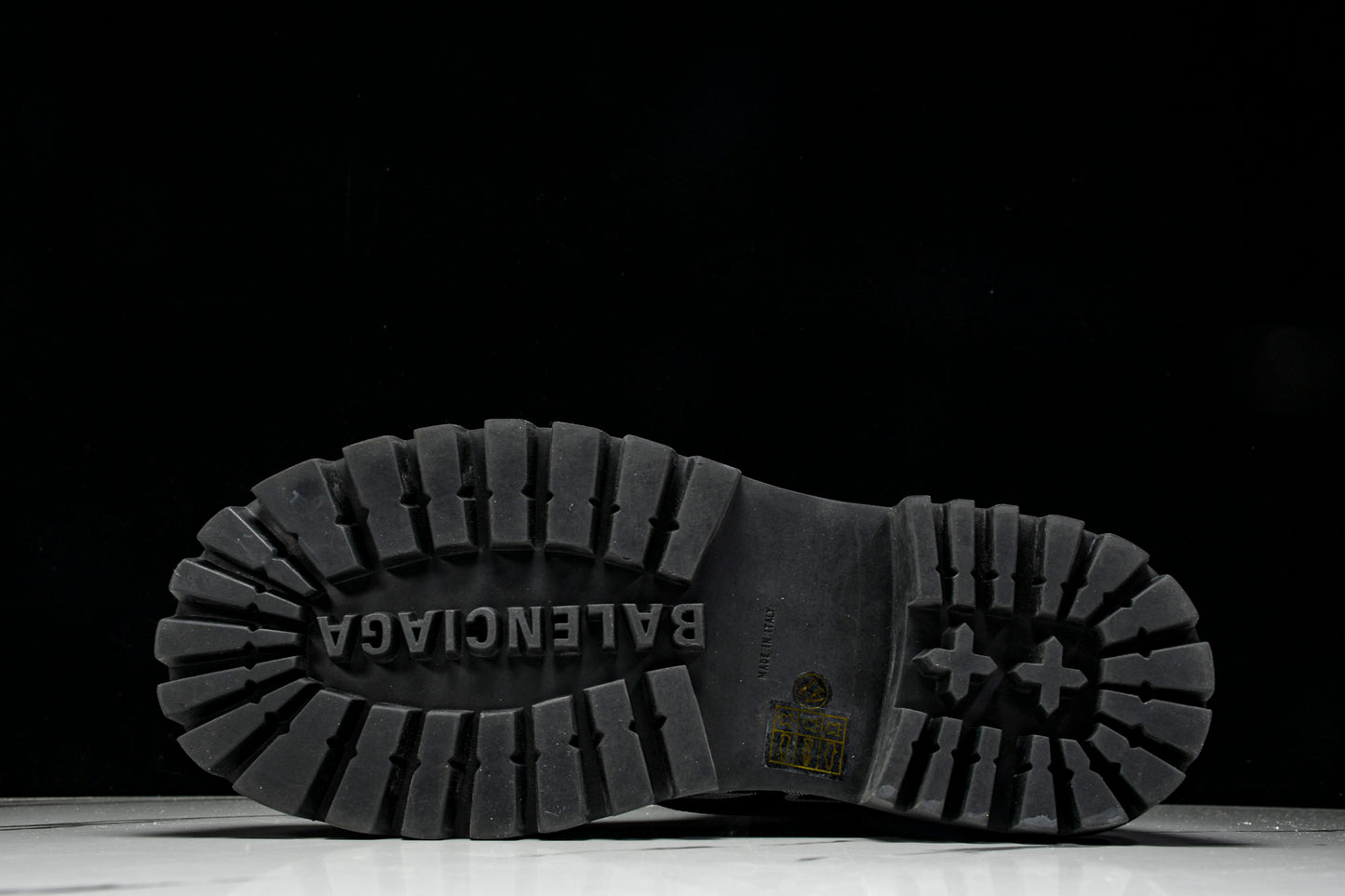 Вalenciaga Combat Strike Boot 'Black Logos'