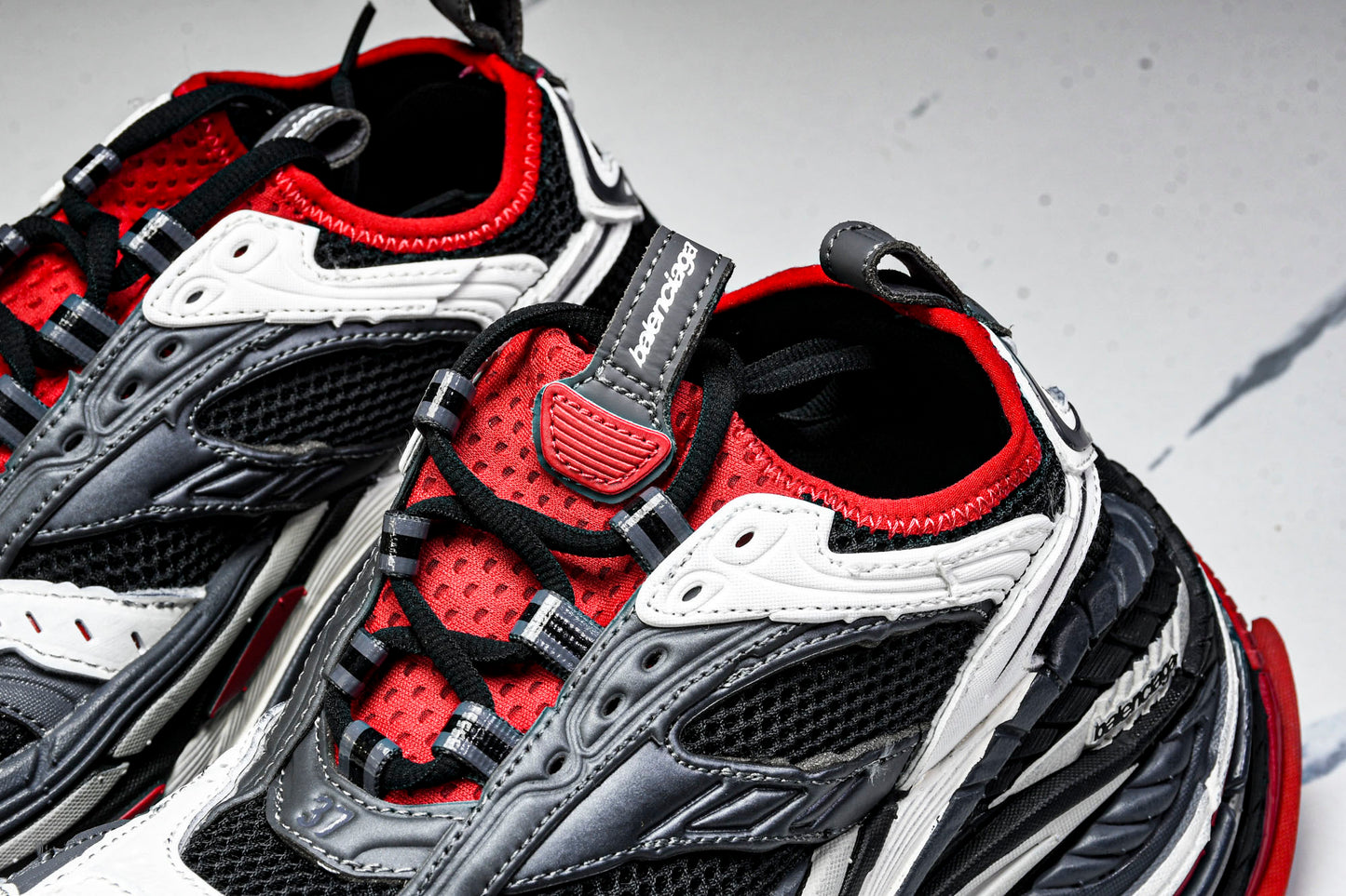 Вalenciaga Platform Sneaker 'Black Grey Red'