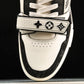 Louis Vuittоп Trainer Low Velcro Strap 'Monogram Denim Black'