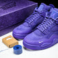 Nigel Sylvester x AJ4 Retro OG Brick by Brick 'Purple' (Unreleased)