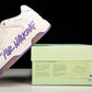 Off-White Out Of Office OOO Low Top "For Walking" - White Lilac
