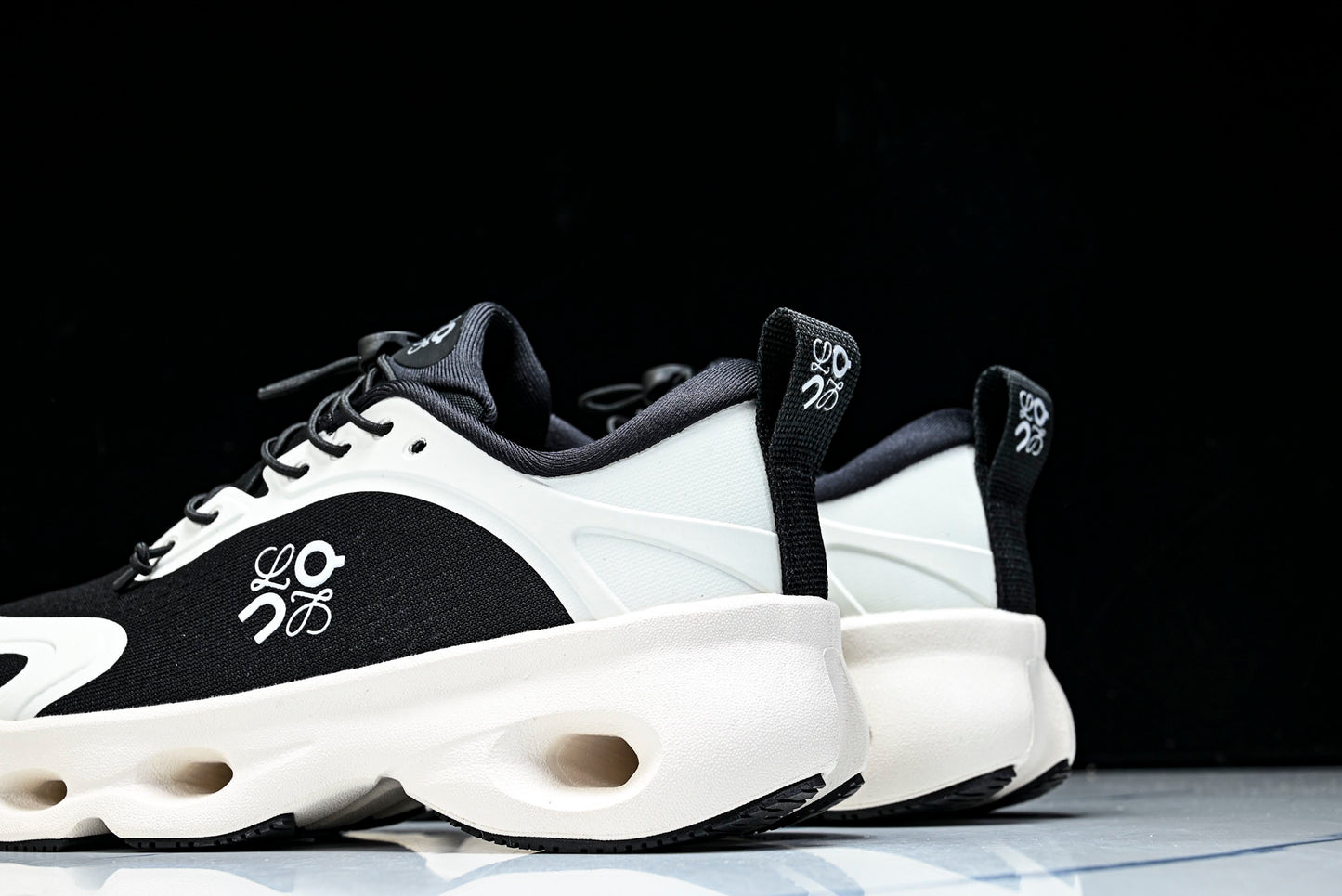 LOEWE × ON Cloudsolo 'White Black'