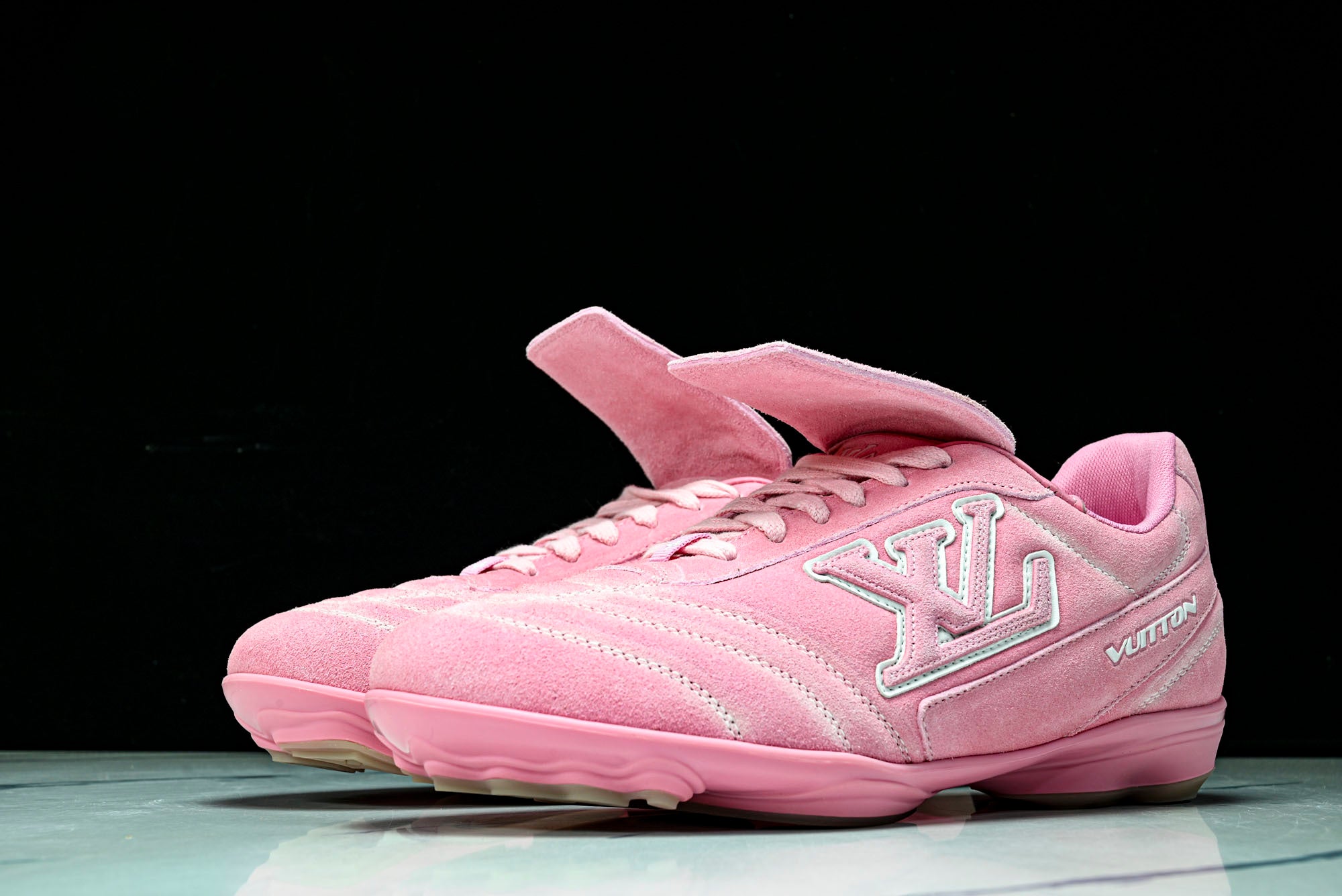 Louis Vuittоп Footprint Football Sneaker 'Pink Suede'