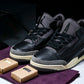 AJ3 Retro x A Ma Maniere 'Black'