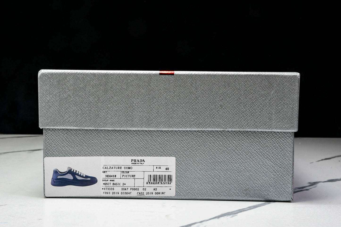Prada America's Cup Sneaker Soft Rubber 'Royal Blue'