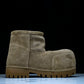 Вalenciaga Alaska Fur Low Boot 'Brown'