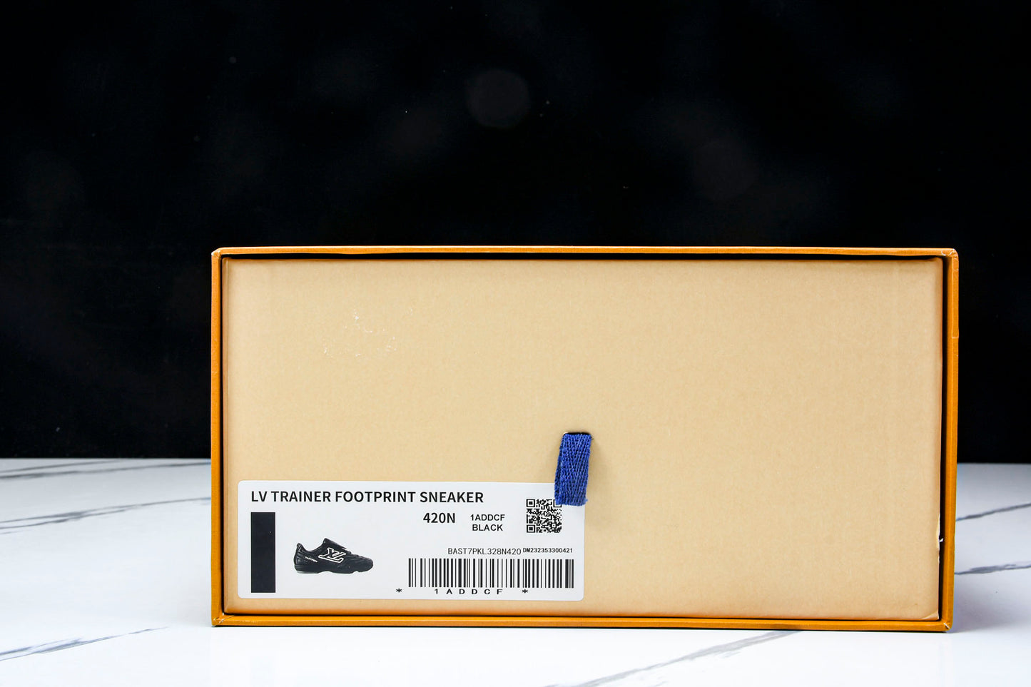 Louis Vuittоп Footprint Football Sneaker 'Black'